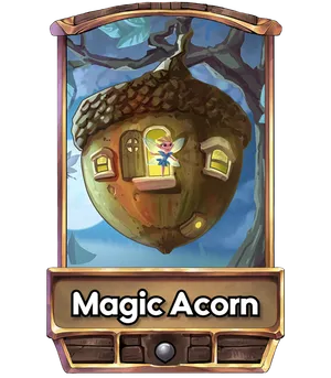 Magic Acorn's card