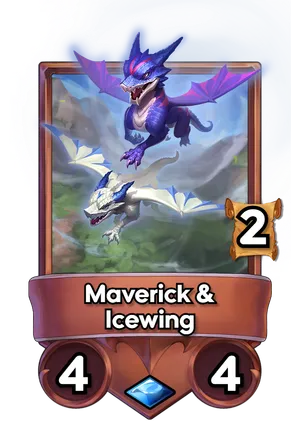 Maverick & Icewing's card