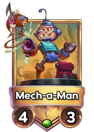The golden tier of the character Mech-a-Man