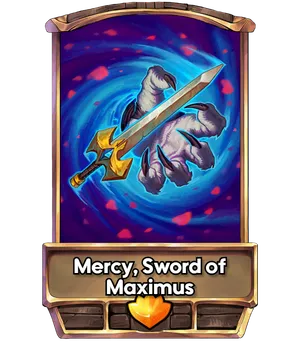 Mercy, Sword of Maximus's card