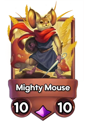 Mighty Mouse's card