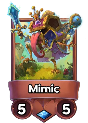 Mimic's card