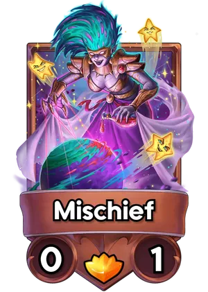 Mischief's card