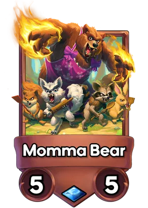 Momma Bear's card