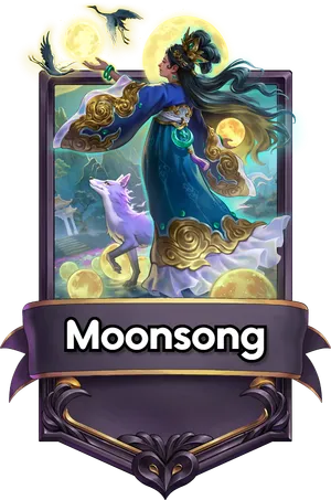 Moonsong's card