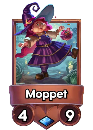 Moppet's card