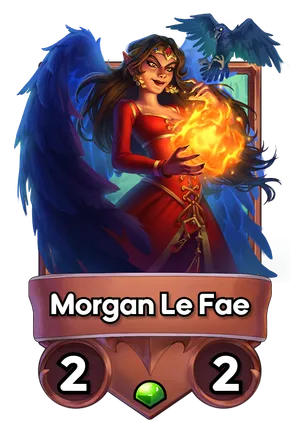 Morgan Le Fae's card