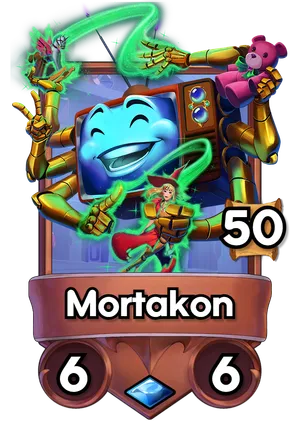 Mortakon's card