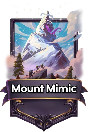 Mount Mimic's card