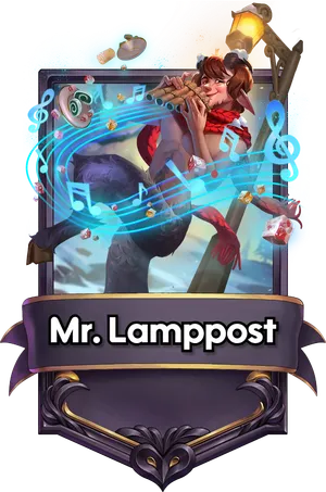 Mr. Lamppost's card