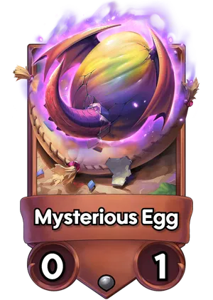 Mysterious Egg's card