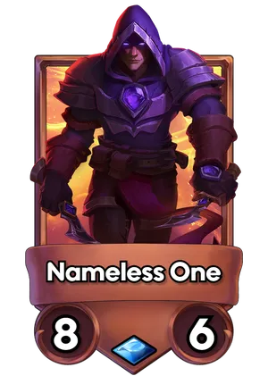 Nameless One's card