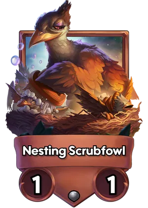Nesting Scrubfowl's card