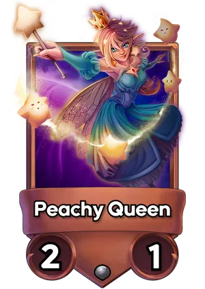 Peachy Queen's card