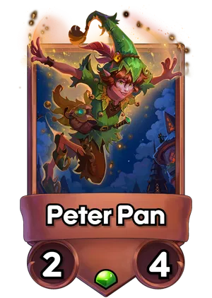 Peter Pan's card