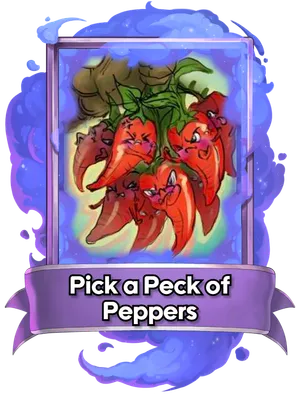 Pick a Peck of Peppers's card