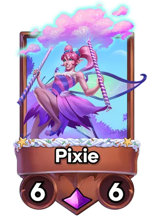 Pixie's card