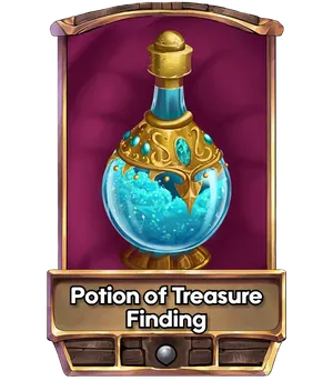 Potion of Treasure Finding's card