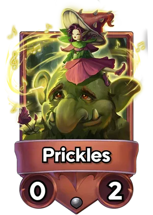 Prickles's card