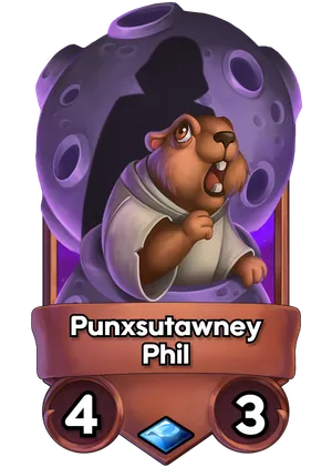 Punxsutawney Phil's card