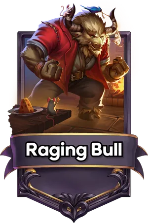 Raging Bull's card