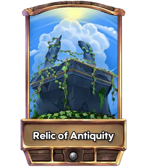Relic of Antiquity's card