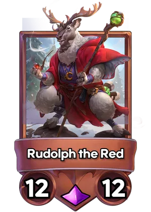 Rudolph the Red's card