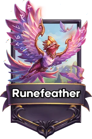 Runefeather's card