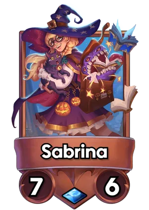 Sabrina's card