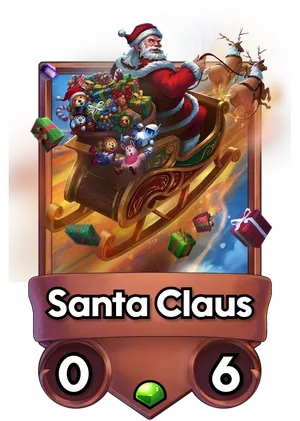 Santa Claus's card