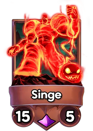 Singe's card