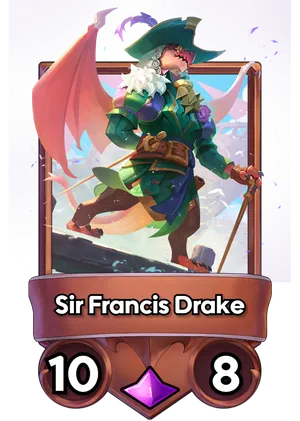 Sir Francis Drake's card