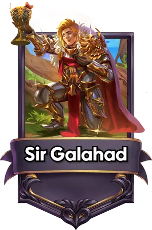 Sir Galahad's card