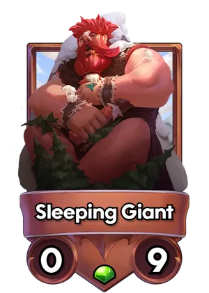 Sleeping Giant's card