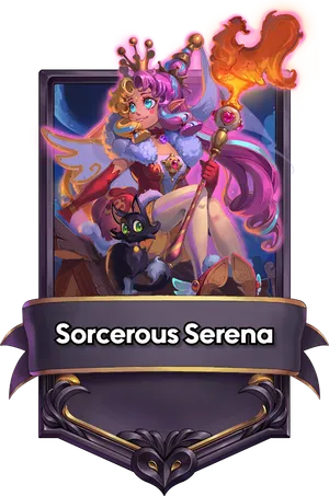 Sorcerous Serena's card