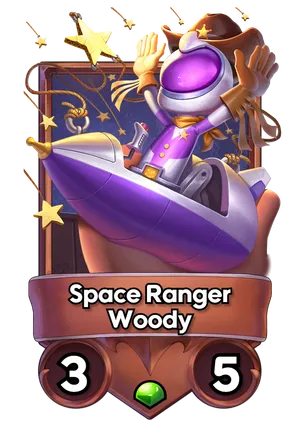 Space Ranger Woody's card