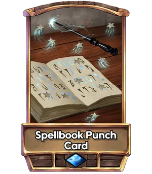 Spellbook Punch Card's card