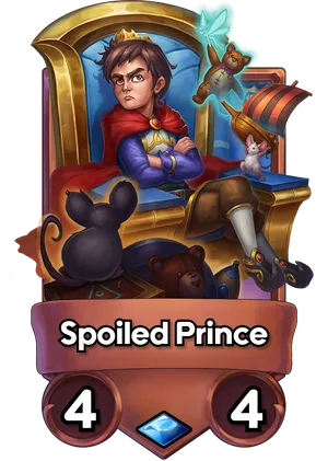 Spoiled Prince's card