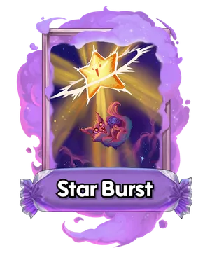 Star Burst's card