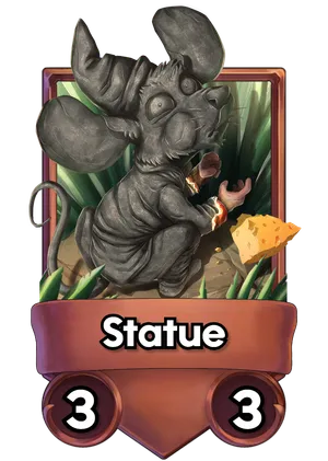 Statue's card