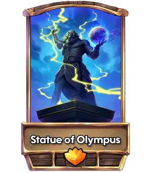 Statue of Olympus's card
