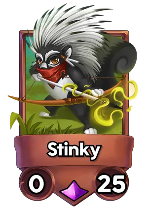 Stinky's card