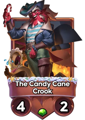 The Candy Cane Crook's card