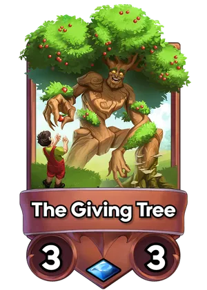 The Giving Tree's card