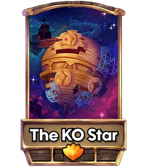 The KO Star's card