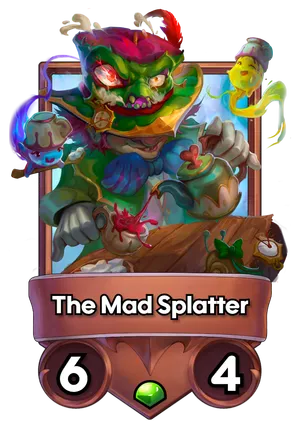 The Mad Splatter's card