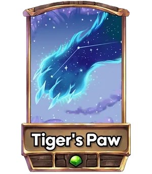 Tiger's Paw's card