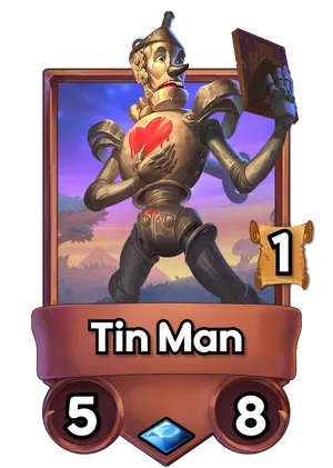 Tin Man's card
