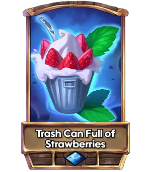 Trash Can Full of Strawberries's card