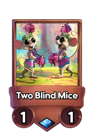 Two Blind Mice's card